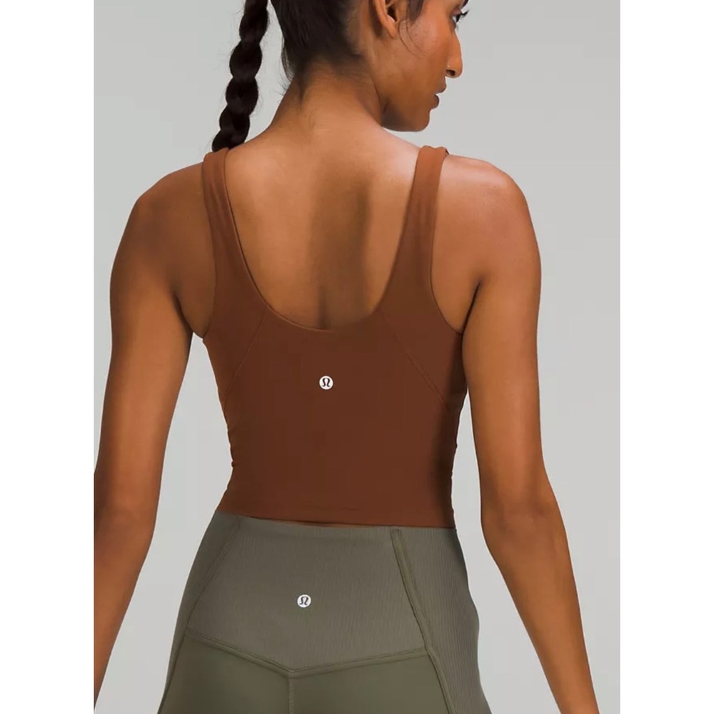 Lululemon Brown Align Crop tank - Picture 2 of 4